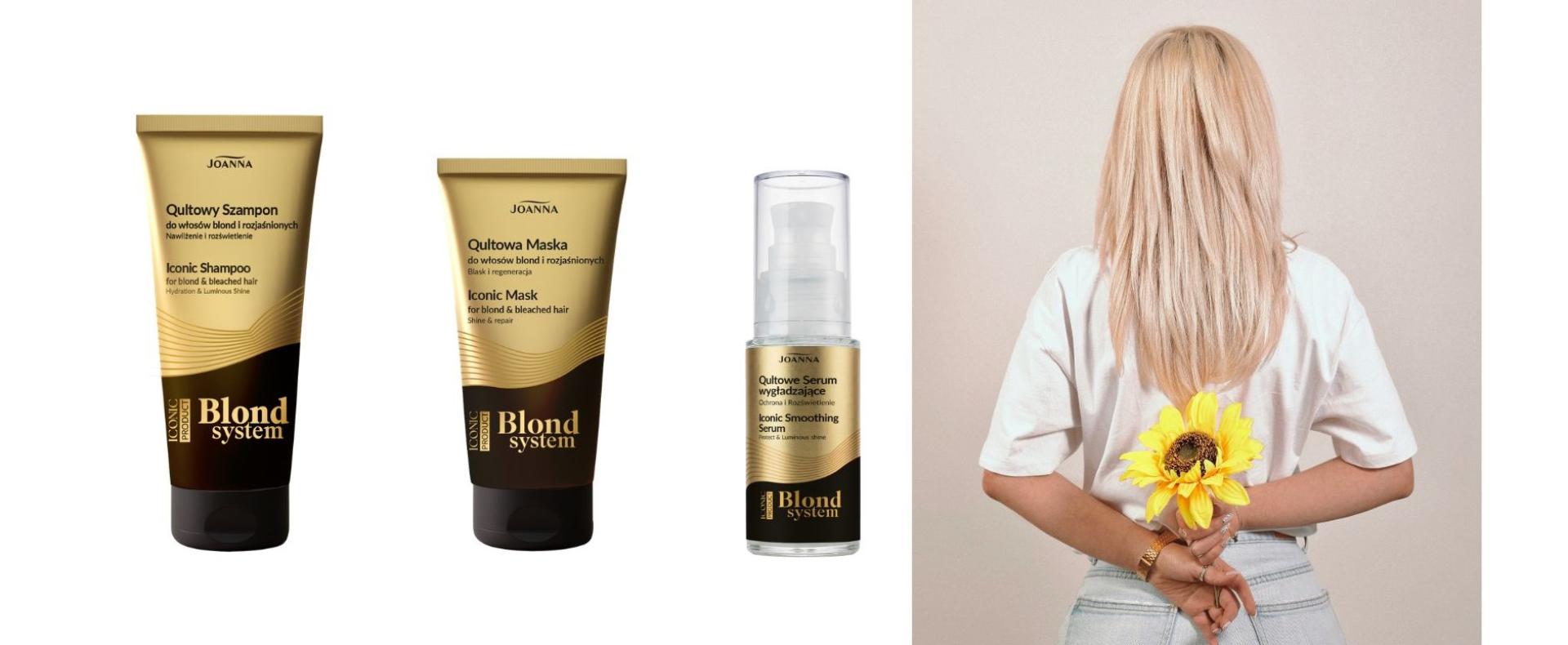 Pielęgnacja włos&oacute;w blond z serią QULTOWE marki Joanna